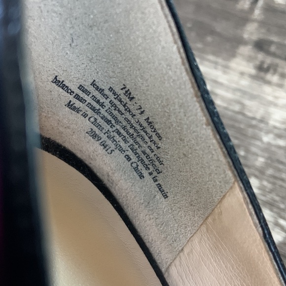 Nine West Leather Stiletto Heels - Picture 6 of 7